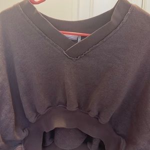 Cropped brown sweater from urban outfitters